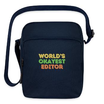 Editing Proofs Writer Joke World's - Upright Crossbody Bag - navy - Front
