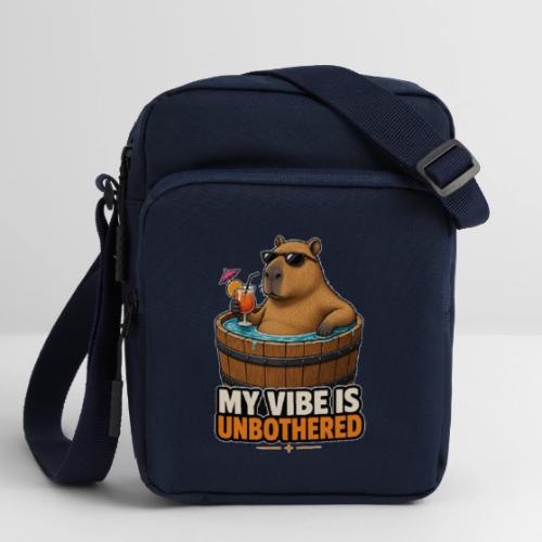 Unbothered Beaver in Wooden Tub - Upright Crossbody Bag