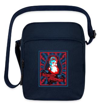 John Brown Patriotic Portrait - Upright Crossbody Bag - navy - Front
