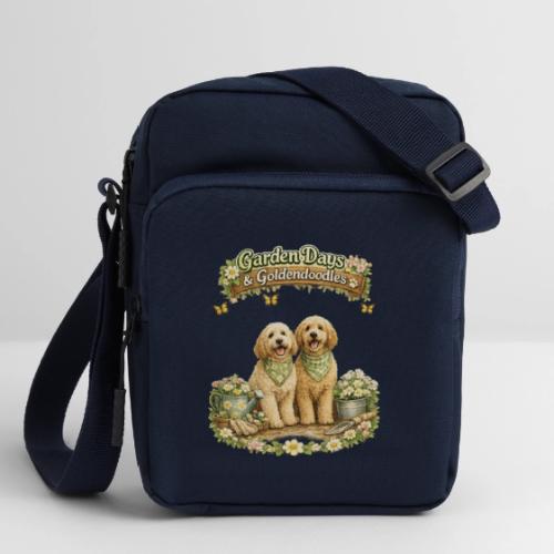 Garden Days & Goldendoodles Cozy Dog Lovers Design - Upright Crossbody Bag