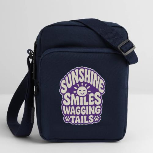 Sunshine Smiles Wagging Tails - Upright Crossbody Bag