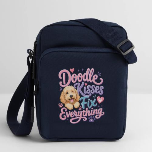 Doodle Kisses Fix Everything Dog Lover Gift - Upright Crossbody Bag