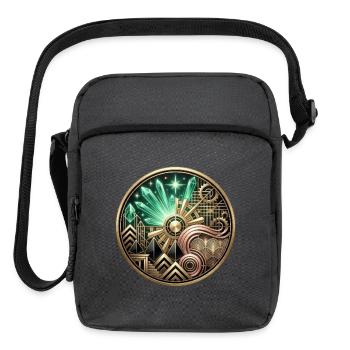 Crystal Gear Cosmos - Upright Crossbody Bag - charcoal grey - Front