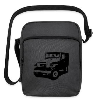 FJ40 - Upright Crossbody Bag - charcoal grey - Front