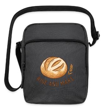 Rise and Make Loaf - Upright Crossbody Bag - charcoal grey - Front