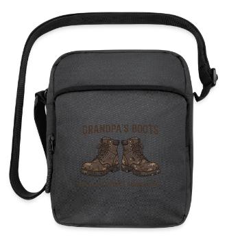 Grandpa's Boots Muddy Heritage - Upright Crossbody Bag - charcoal grey - Front
