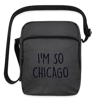 Im so Chicago - Upright Crossbody Bag - charcoal grey - Front