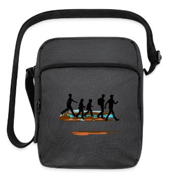 Mud Walkers Group – Mud Walk Adventure - Upright Crossbody Bag - charcoal grey - Front