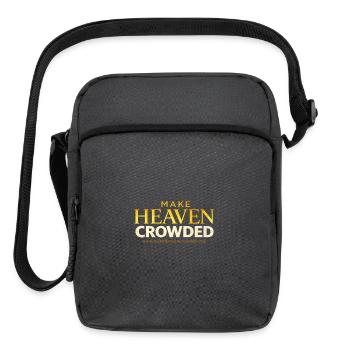 Make Heaven Crowded - Upright Crossbody Bag - charcoal grey - Front