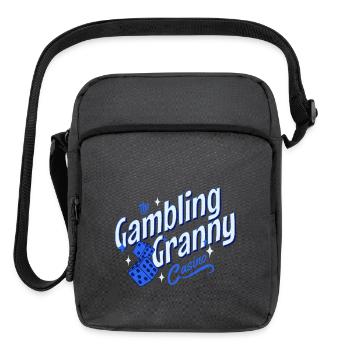 Gambling Granny Casino - Upright Crossbody Bag - charcoal grey - Front