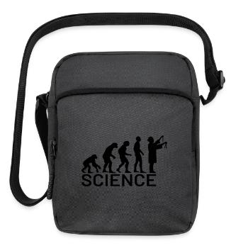 Evolution of Science - Upright Crossbody Bag - charcoal grey - Front