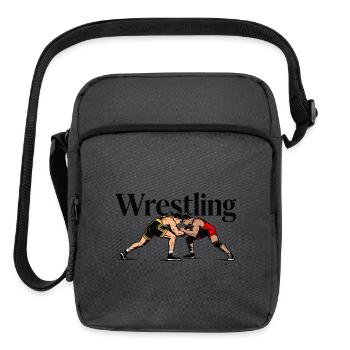 wrestling - Upright Crossbody Bag - charcoal grey - Front