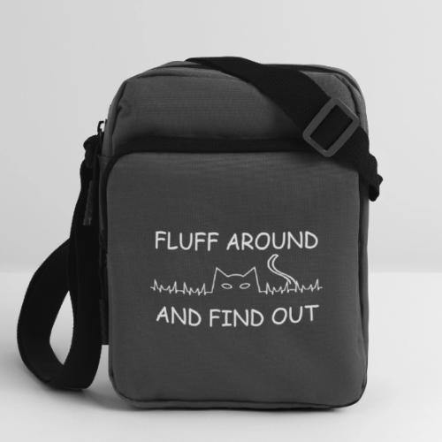Fluff Around (white) - Upright Crossbody Bag