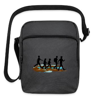 Mud Walkers Group – Mud Walk Adventure - Upright Crossbody Bag - charcoal grey - Front