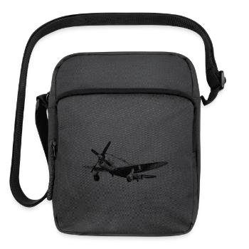 P-47 Thunderbolt - Upright Crossbody Bag - charcoal grey - Front