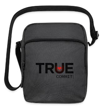 Software Engineer True Commit - Upright Crossbody Bag - charcoal grey - Front