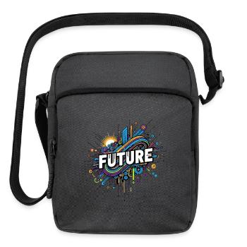 The Future Is Now – Bold Vision, Timeless Style - Upright Crossbody Bag - charcoal grey - Front