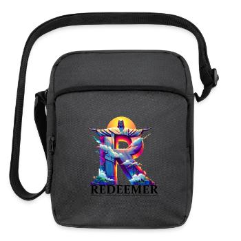 Radiant R Redeemer Neon - Upright Crossbody Bag - charcoal grey - Front