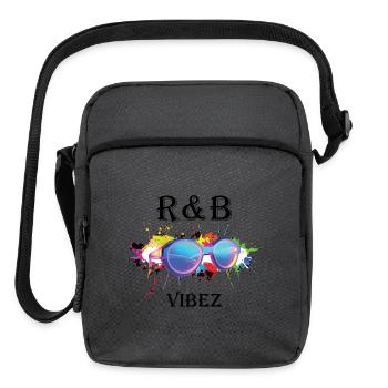 Hip Hop Neon Splash Sunglasses  - Upright Crossbody Bag - charcoal grey - Front