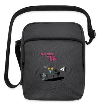 Back to School – Teacher Hero Mode ON - Upright Crossbody Bag - charcoal grey - Front