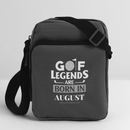 Golf Legends Born In August - Birthday Golf Gift - Upright Crossbody Bag