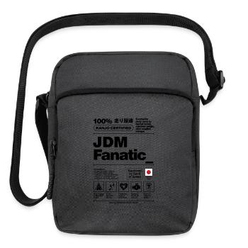 JDM Fanatic – Japanese Tuner Culture Ar - Upright Crossbody Bag - charcoal grey - Front