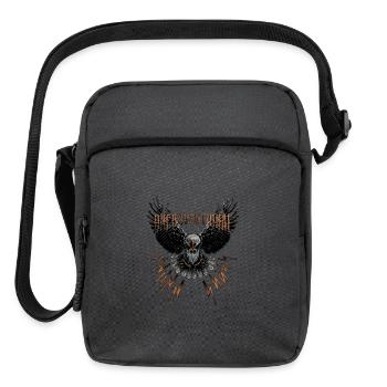 Unconventional Eagle - Upright Crossbody Bag - charcoal grey - Front