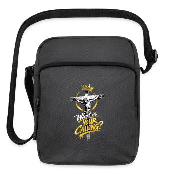 What’s Your Calling? | Christian Faith & Purpose D - Upright Crossbody Bag - charcoal grey - Front