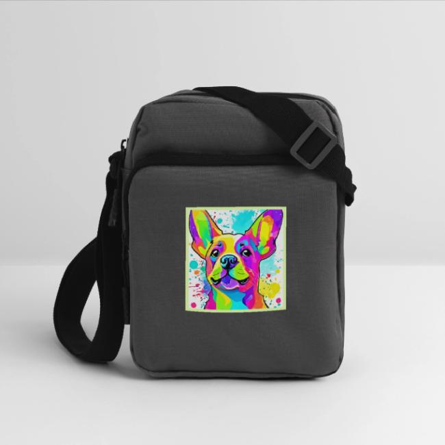 Vibrant Frenchie Bulldog Puppy Art