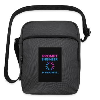 Prompt Engineer Loading - Upright Crossbody Bag - charcoal grey - Front
