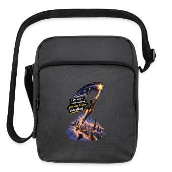 Reach for the Starbound City - Upright Crossbody Bag - charcoal grey - Front