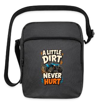 Dirt Trail Warrior ATV - Upright Crossbody Bag - charcoal grey - Front