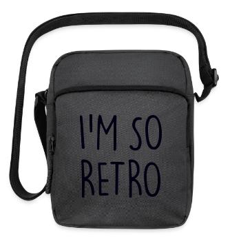 I'm so Retro - Upright Crossbody Bag - charcoal grey - Front