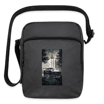 911 Forest Rain Racer - Upright Crossbody Bag - charcoal grey - Front