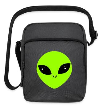  Alien  - Upright Crossbody Bag - charcoal grey - Front