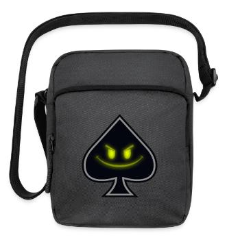 MH SPADE LOGO - Upright Crossbody Bag - charcoal grey - Front
