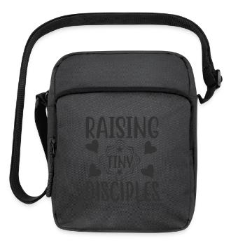 Raising Tiny Disciples - Upright Crossbody Bag - charcoal grey - Front