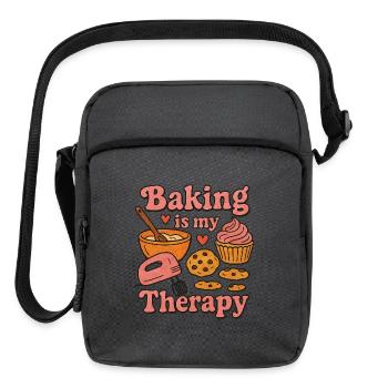 Baking Therapy - Upright Crossbody Bag - charcoal grey - Front