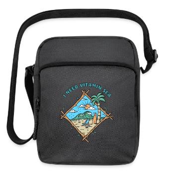 Summer Vibes - Upright Crossbody Bag - charcoal grey - Front