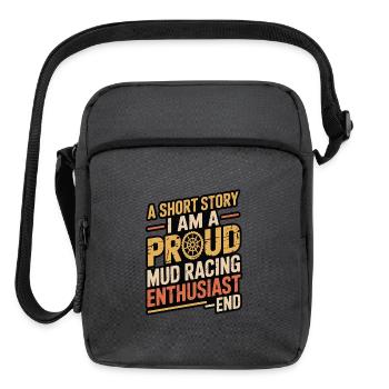 Mud Racing A Short Story I Am A Mud Bogging Lover - Upright Crossbody Bag - charcoal grey - Front