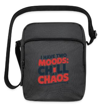 Two Modes: Chill and Chaos - Upright Crossbody Bag - charcoal grey - Front