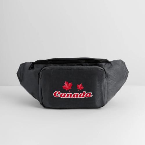 Canada with two maple leaves - Large Crossbody Hip Bag 