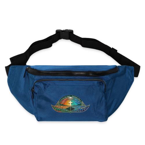 Easter Cast the Net Again T Shirt, abundance Gift - Large Crossbody Hip Bag 