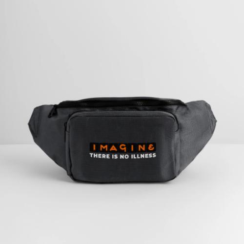 Imagine there is no illness - Large Crossbody Hip Bag 