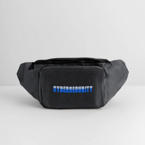 Cybersecurity Word Art Design - Large Crossbody Hip Bag 