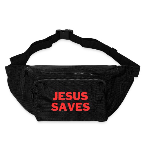 Jesus Saves - Large Crossbody Hip Bag 