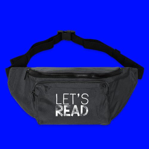 Let's Read Teacher Pillow Classroom Library Pillow - Large Crossbody Hip Bag 