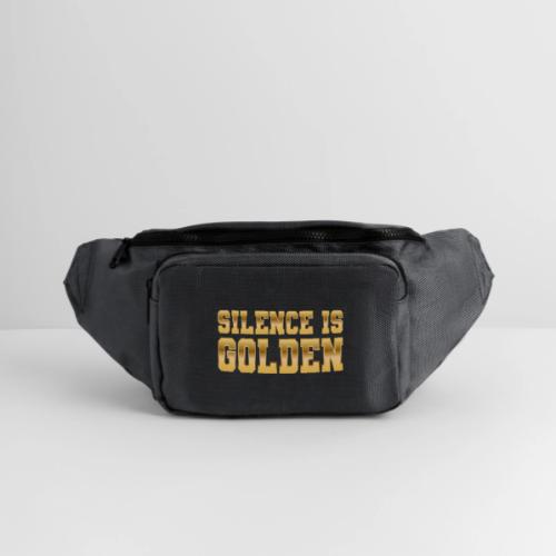 Silence is Golden - Large Crossbody Hip Bag 