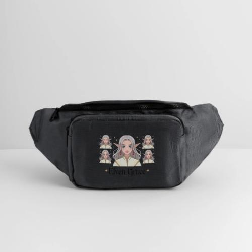 Elven Grace Fantasy Elf Maiden Graphic Magic - Large Crossbody Hip Bag 