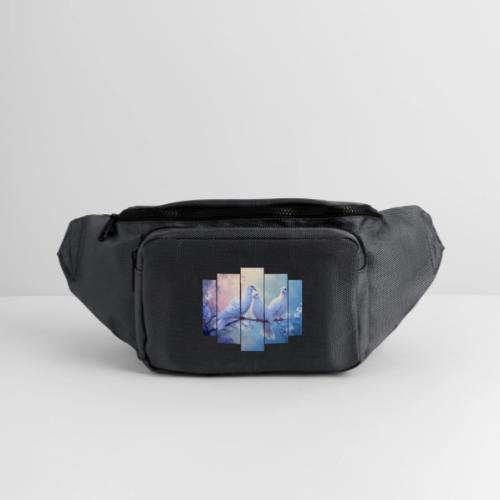 Symbols of Peace and Serenity - Large Crossbody Hip Bag 
